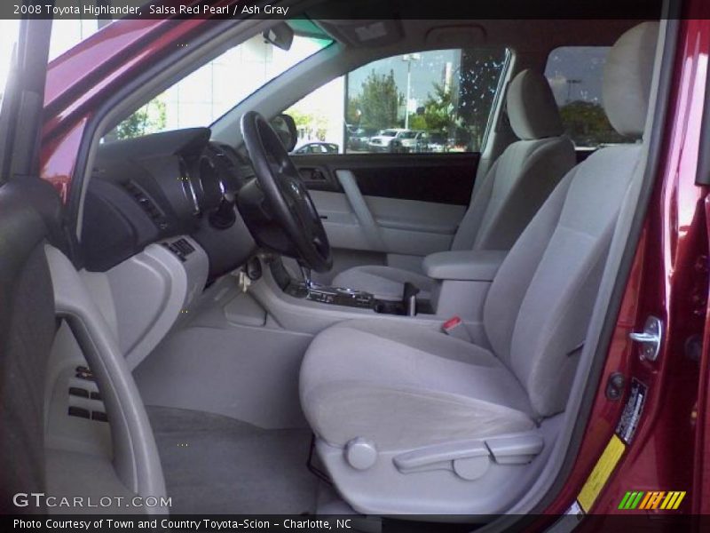 Salsa Red Pearl / Ash Gray 2008 Toyota Highlander
