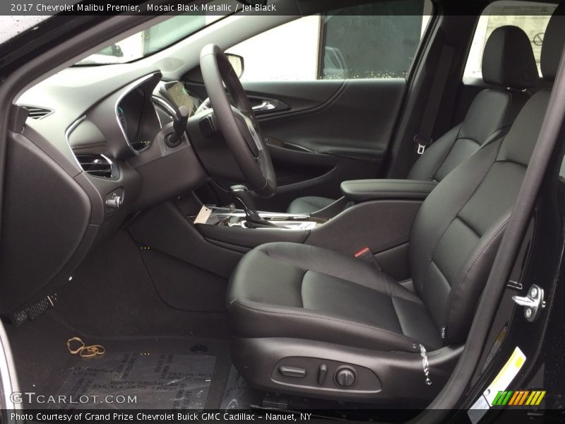 Mosaic Black Metallic / Jet Black 2017 Chevrolet Malibu Premier