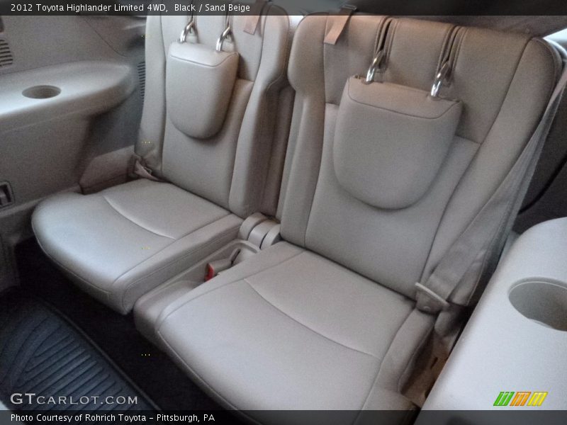 Black / Sand Beige 2012 Toyota Highlander Limited 4WD