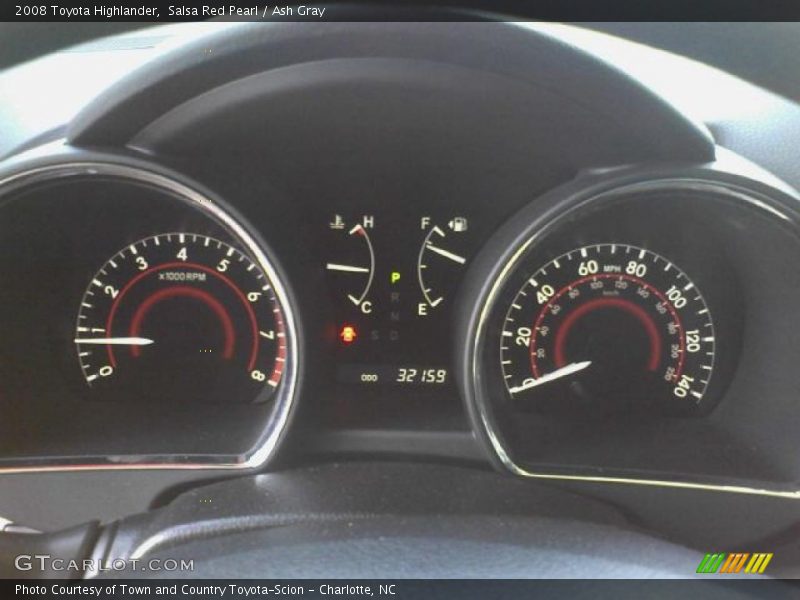 Salsa Red Pearl / Ash Gray 2008 Toyota Highlander