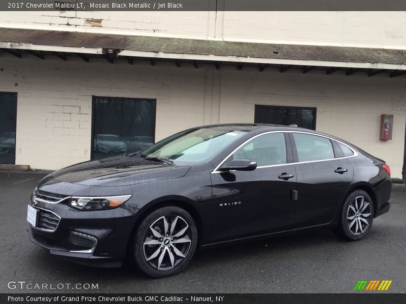 Mosaic Black Metallic / Jet Black 2017 Chevrolet Malibu LT