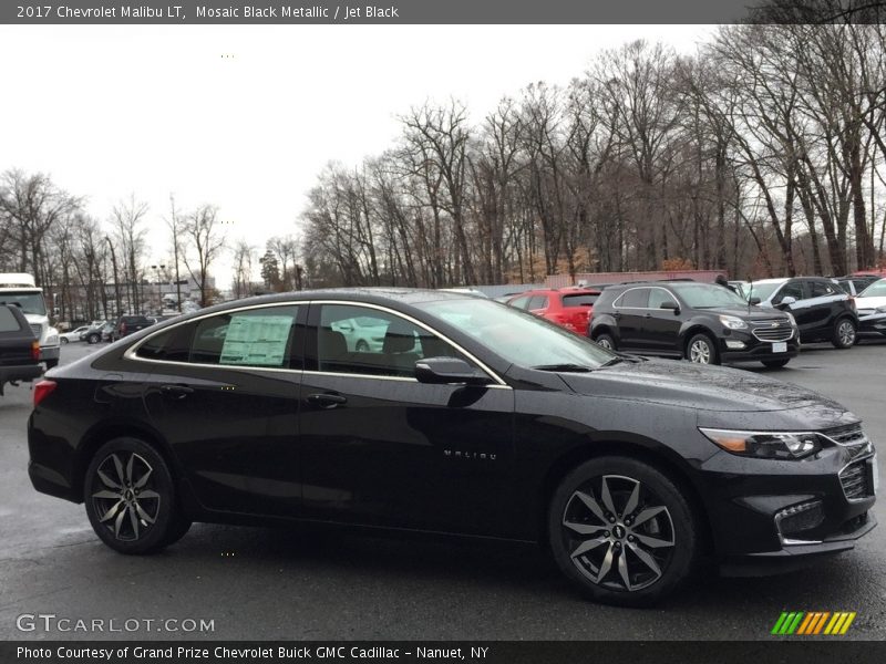 Mosaic Black Metallic / Jet Black 2017 Chevrolet Malibu LT