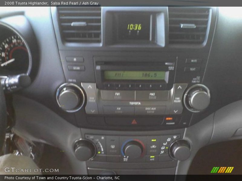 Salsa Red Pearl / Ash Gray 2008 Toyota Highlander