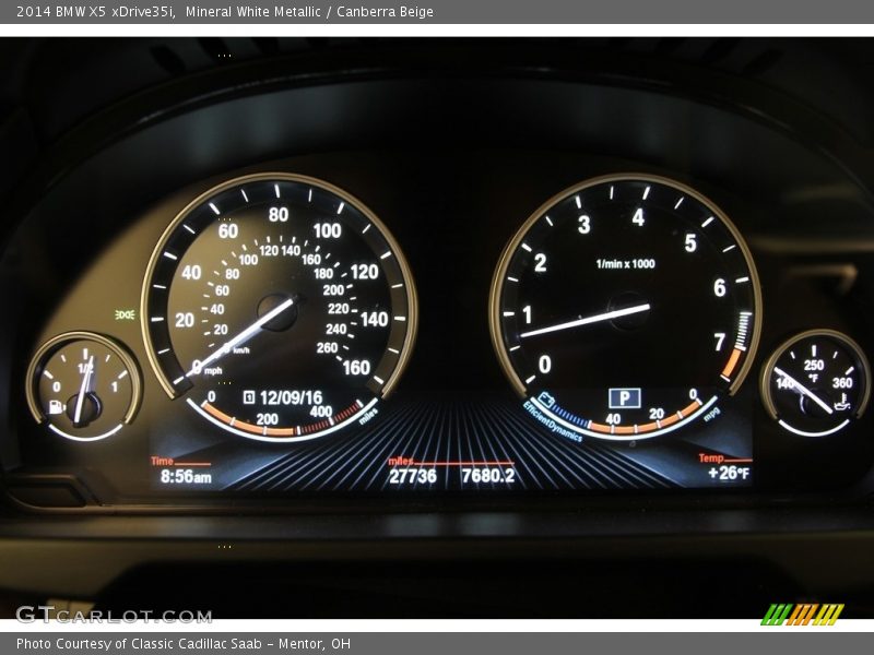 Mineral White Metallic / Canberra Beige 2014 BMW X5 xDrive35i