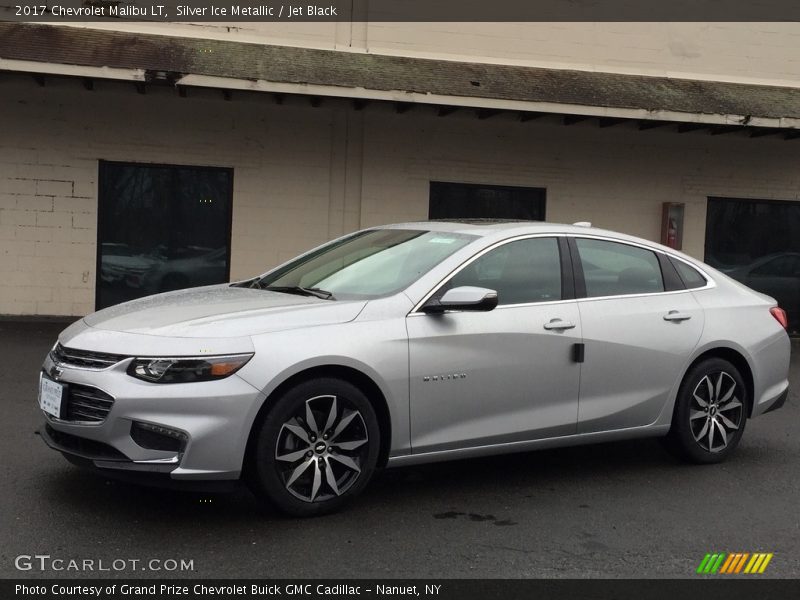 Silver Ice Metallic / Jet Black 2017 Chevrolet Malibu LT