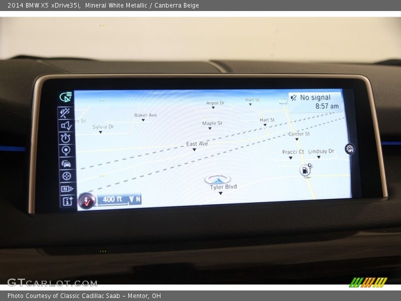 Mineral White Metallic / Canberra Beige 2014 BMW X5 xDrive35i