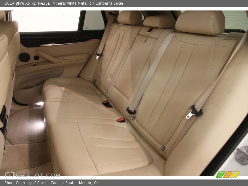 Mineral White Metallic / Canberra Beige 2014 BMW X5 xDrive35i
