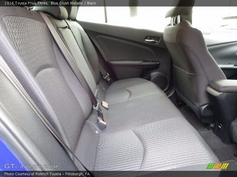 Blue Crush Metallic / Black 2016 Toyota Prius Three