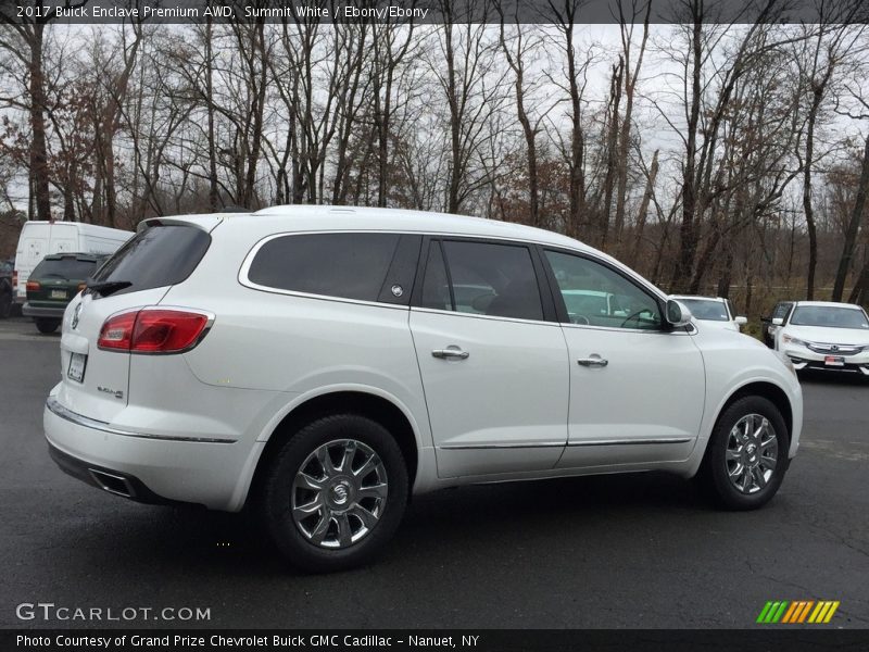 Summit White / Ebony/Ebony 2017 Buick Enclave Premium AWD