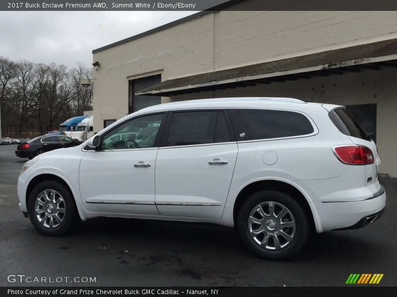 Summit White / Ebony/Ebony 2017 Buick Enclave Premium AWD