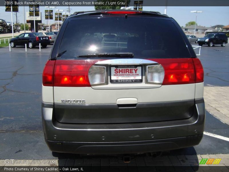 Cappuccino Frost Metallic / Light Gray 2005 Buick Rendezvous CX AWD