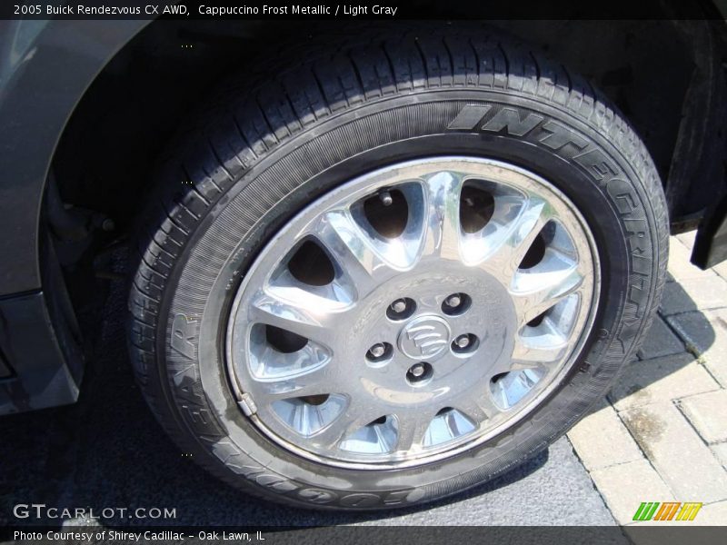 Cappuccino Frost Metallic / Light Gray 2005 Buick Rendezvous CX AWD