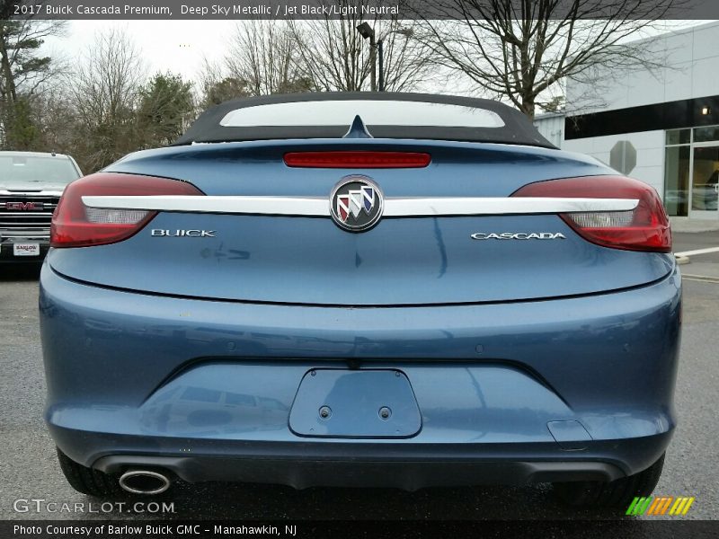 Deep Sky Metallic / Jet Black/Light Neutral 2017 Buick Cascada Premium