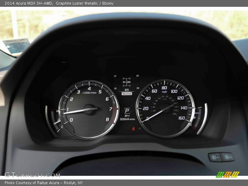 Graphite Luster Metallic / Ebony 2014 Acura MDX SH-AWD