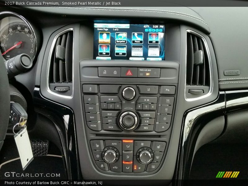 Controls of 2017 Cascada Premium