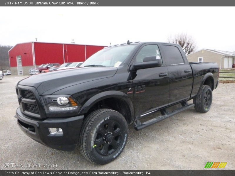 Front 3/4 View of 2017 3500 Laramie Crew Cab 4x4