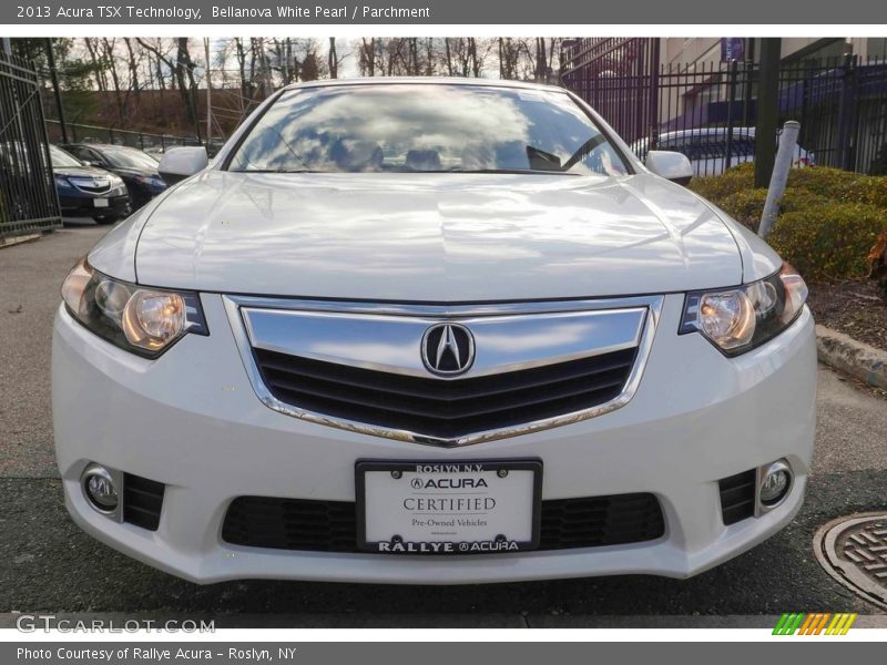 Bellanova White Pearl / Parchment 2013 Acura TSX Technology