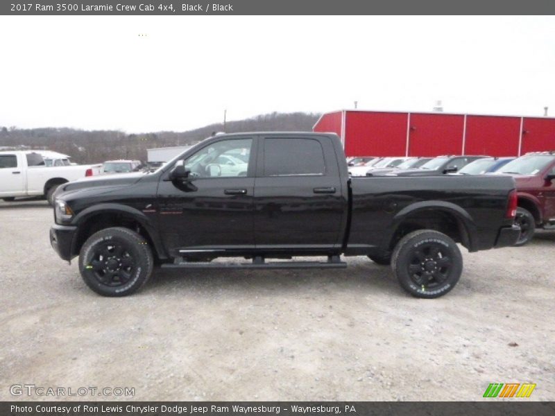 Black / Black 2017 Ram 3500 Laramie Crew Cab 4x4