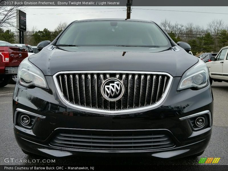Ebony Twilight Metallic / Light Neutral 2017 Buick Envision Preferred