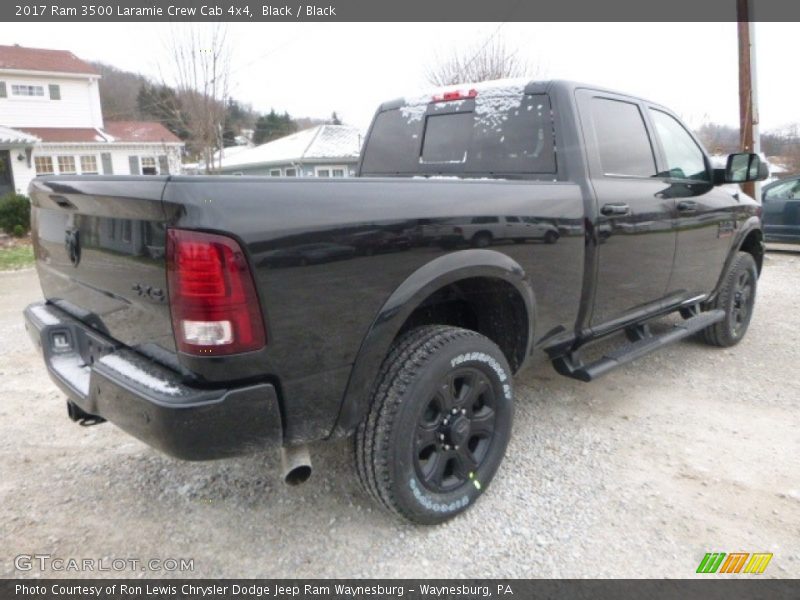 Black / Black 2017 Ram 3500 Laramie Crew Cab 4x4