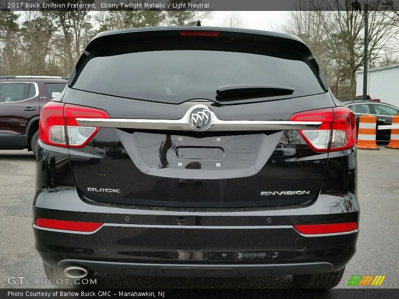 Ebony Twilight Metallic / Light Neutral 2017 Buick Envision Preferred