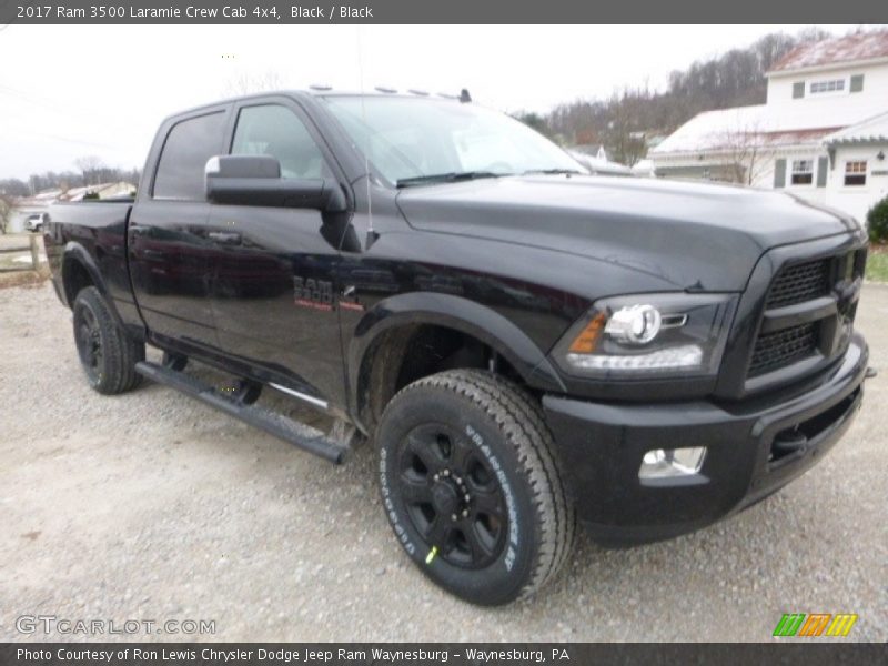 Black / Black 2017 Ram 3500 Laramie Crew Cab 4x4