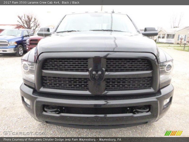 Black / Black 2017 Ram 3500 Laramie Crew Cab 4x4