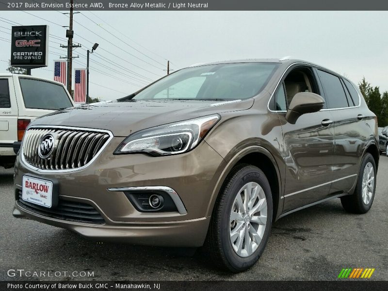 Bronze Alloy Metallic / Light Neutral 2017 Buick Envision Essence AWD