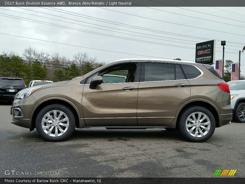 Bronze Alloy Metallic / Light Neutral 2017 Buick Envision Essence AWD