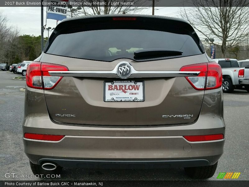 Bronze Alloy Metallic / Light Neutral 2017 Buick Envision Essence AWD