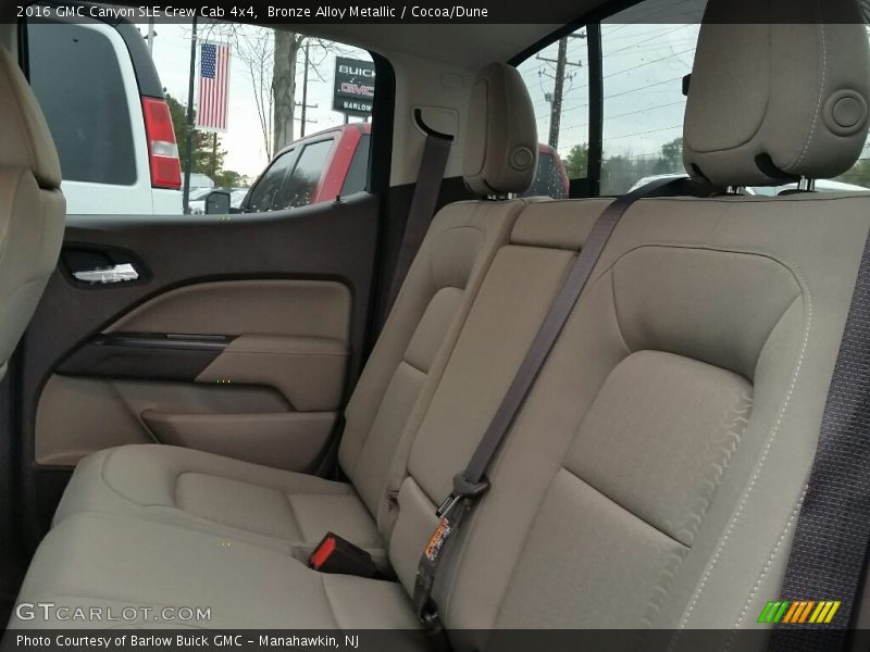 Bronze Alloy Metallic / Cocoa/Dune 2016 GMC Canyon SLE Crew Cab 4x4