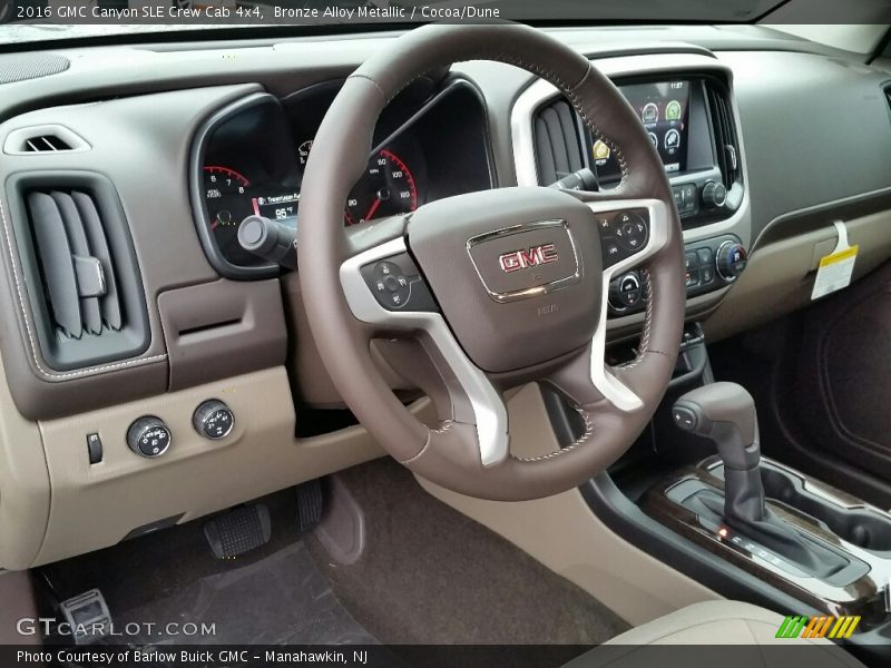 Bronze Alloy Metallic / Cocoa/Dune 2016 GMC Canyon SLE Crew Cab 4x4