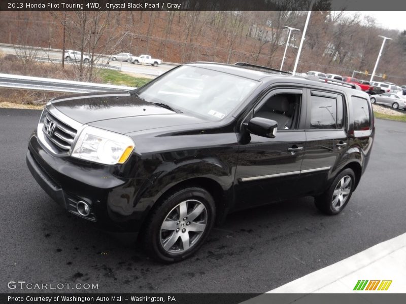 Crystal Black Pearl / Gray 2013 Honda Pilot Touring 4WD