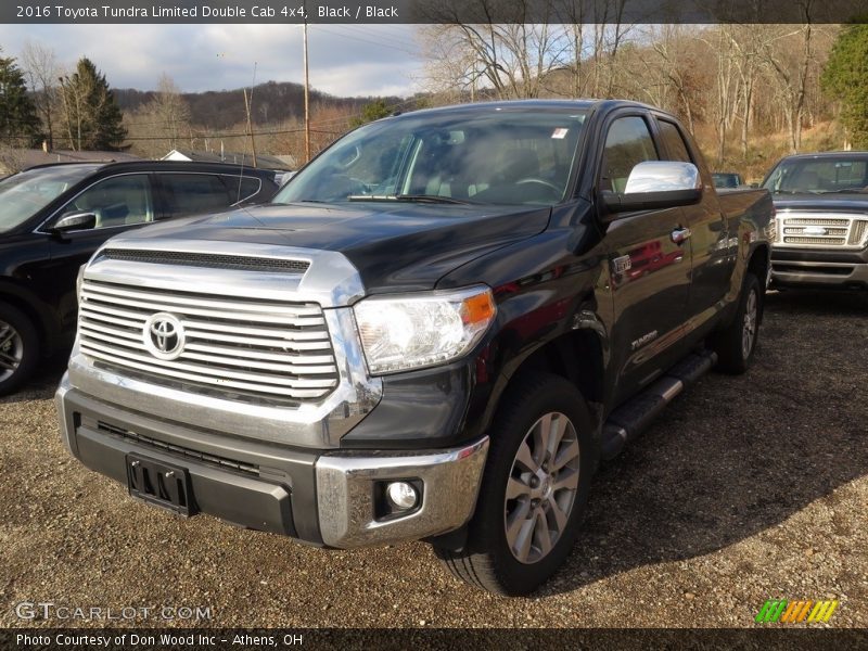 Black / Black 2016 Toyota Tundra Limited Double Cab 4x4