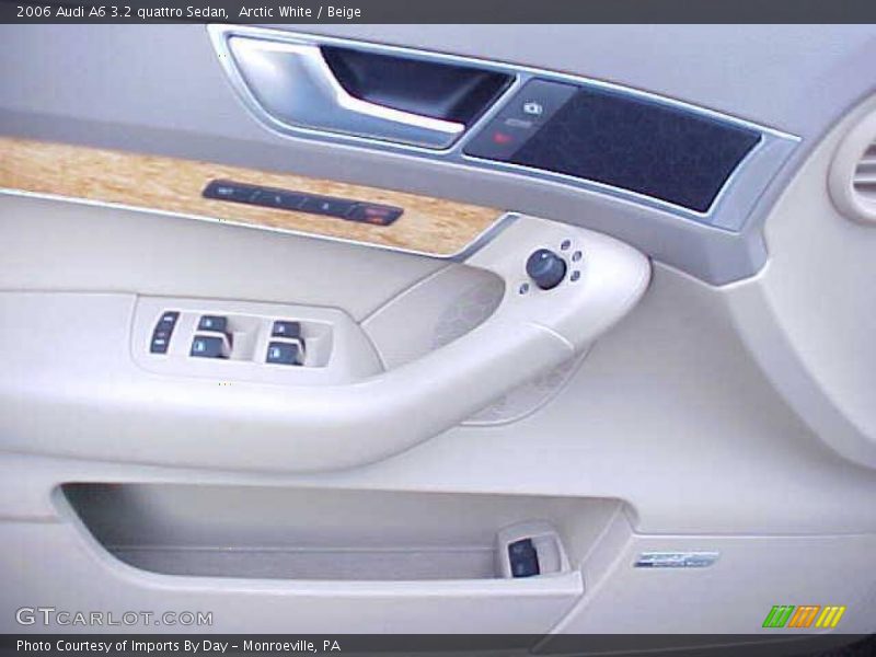 Arctic White / Beige 2006 Audi A6 3.2 quattro Sedan