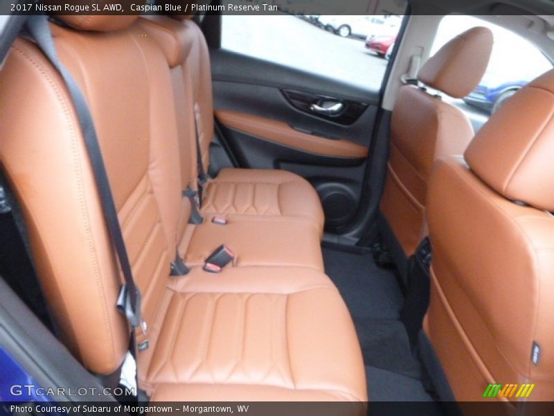 Caspian Blue / Platinum Reserve Tan 2017 Nissan Rogue SL AWD