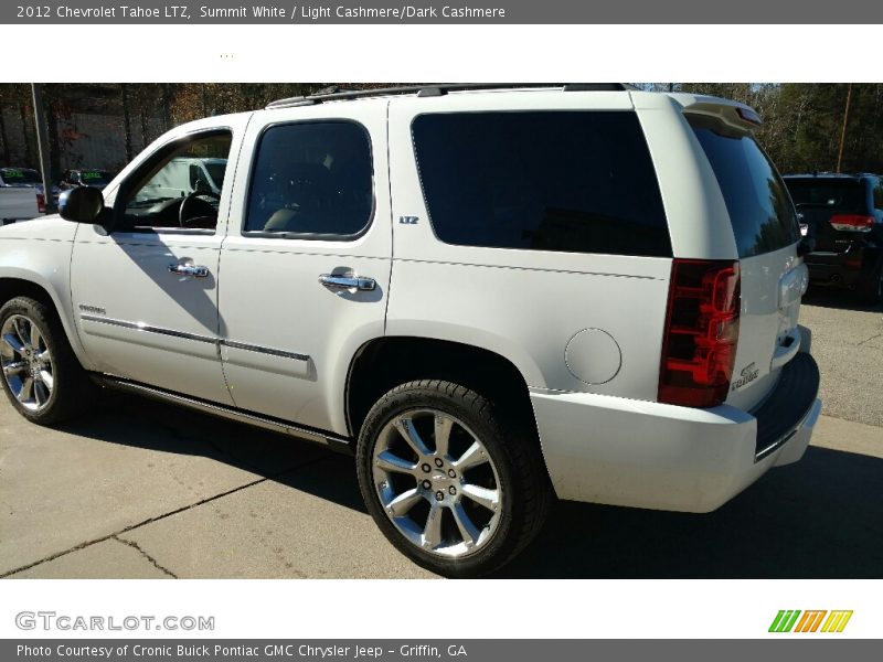 Summit White / Light Cashmere/Dark Cashmere 2012 Chevrolet Tahoe LTZ