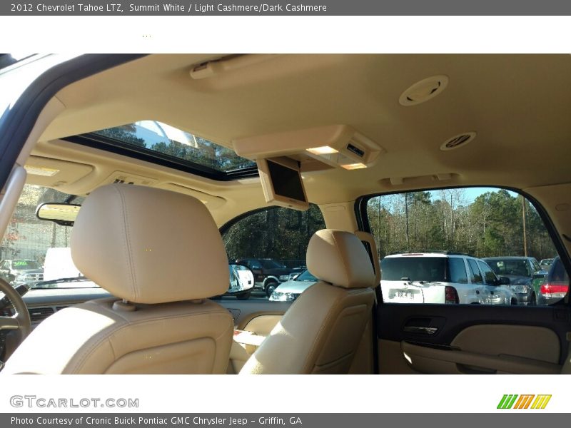Summit White / Light Cashmere/Dark Cashmere 2012 Chevrolet Tahoe LTZ