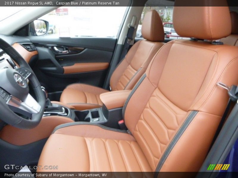 Front Seat of 2017 Rogue SL AWD
