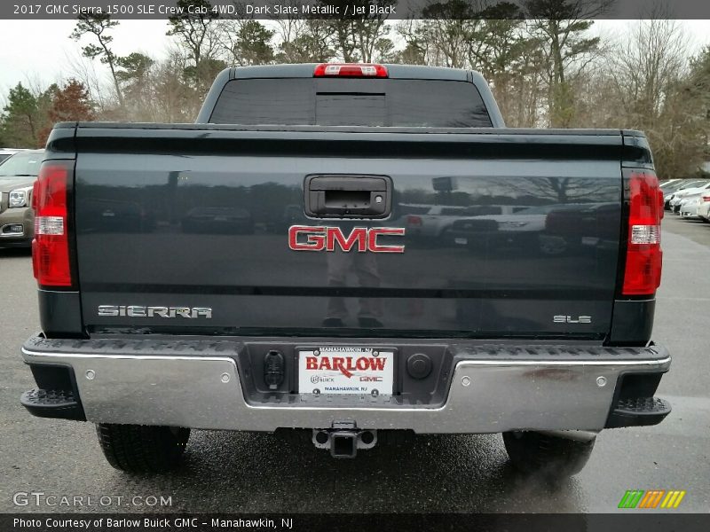 Dark Slate Metallic / Jet Black 2017 GMC Sierra 1500 SLE Crew Cab 4WD