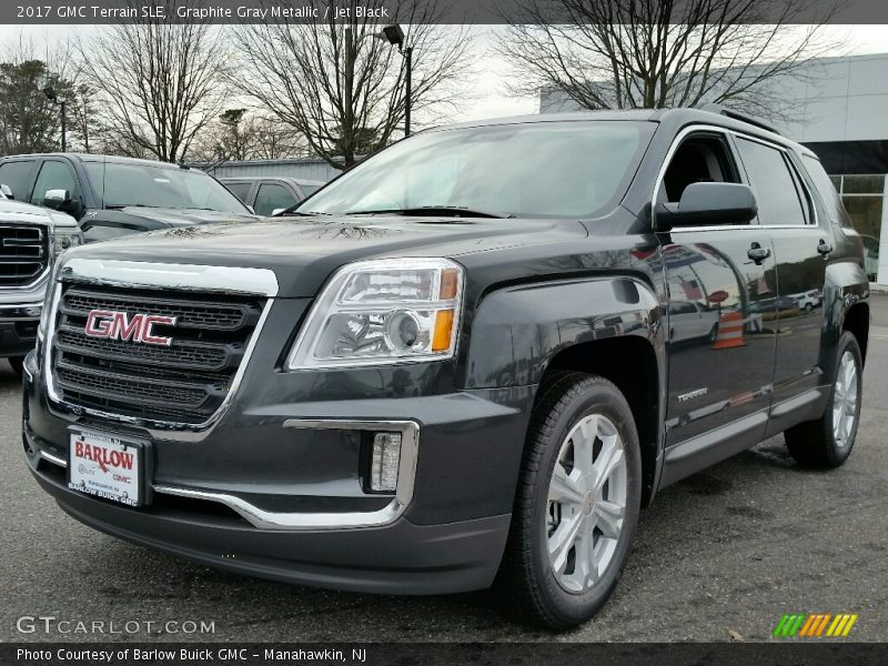 Graphite Gray Metallic / Jet Black 2017 GMC Terrain SLE