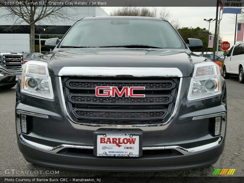Graphite Gray Metallic / Jet Black 2017 GMC Terrain SLE