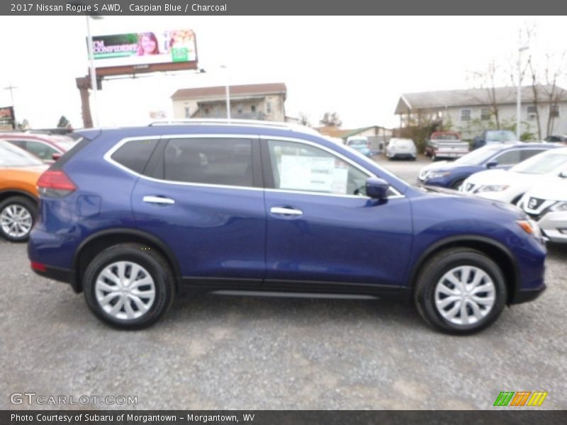 Caspian Blue / Charcoal 2017 Nissan Rogue S AWD