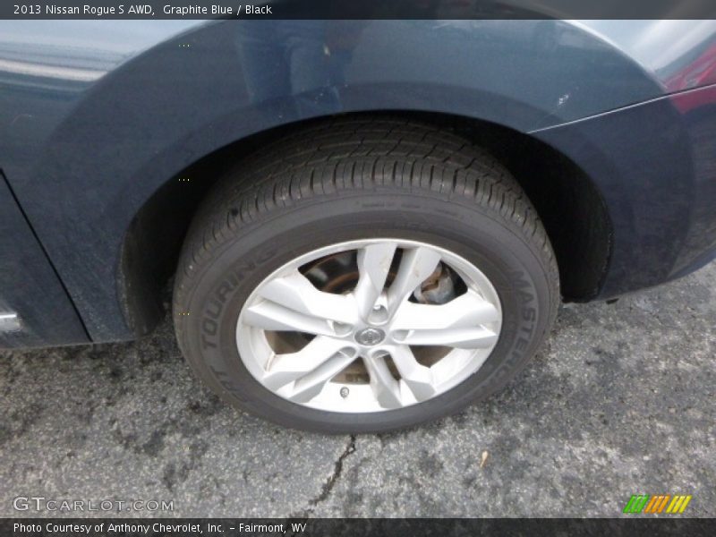 Graphite Blue / Black 2013 Nissan Rogue S AWD