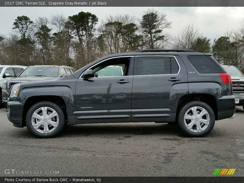 Graphite Gray Metallic / Jet Black 2017 GMC Terrain SLE