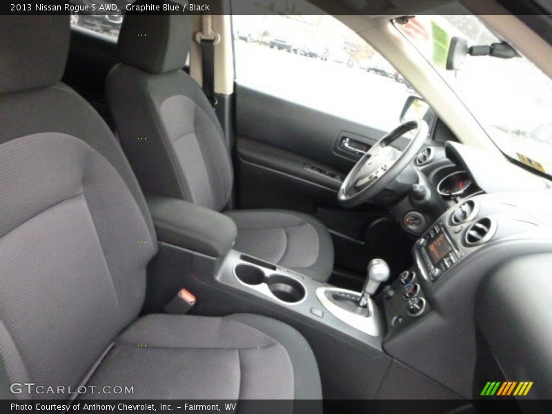 Graphite Blue / Black 2013 Nissan Rogue S AWD