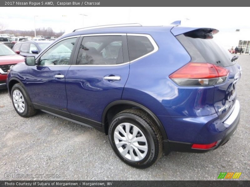 Caspian Blue / Charcoal 2017 Nissan Rogue S AWD