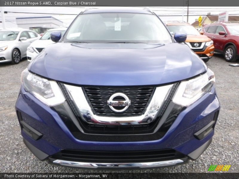 Caspian Blue / Charcoal 2017 Nissan Rogue S AWD