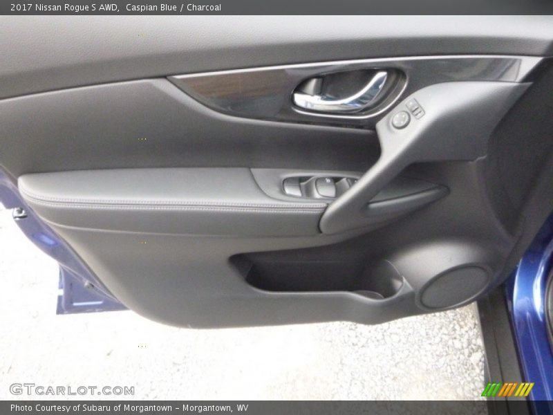 Caspian Blue / Charcoal 2017 Nissan Rogue S AWD