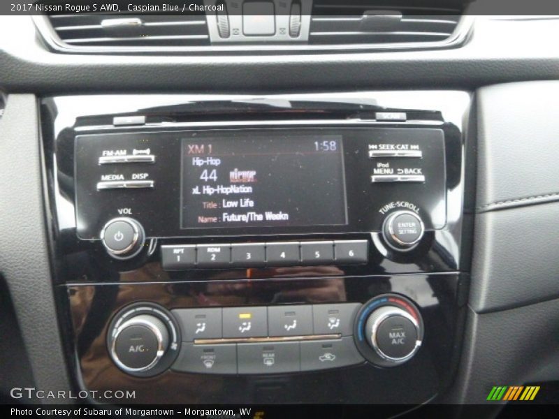 Caspian Blue / Charcoal 2017 Nissan Rogue S AWD